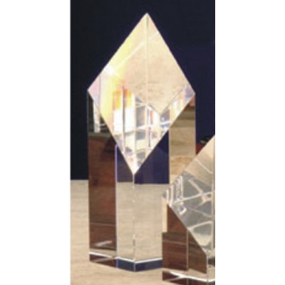 7.5" Crystal Square Column Award