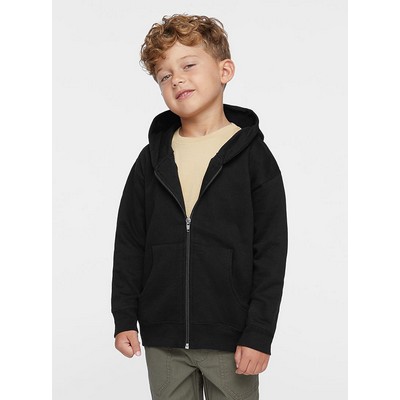 Rabbit Skins Toddler Hooded Full Zip Fleece Sweatshirt