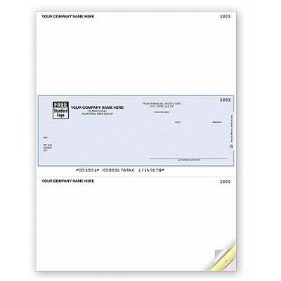 Laser Multipurpose Checks w/ Stub (3 Part)