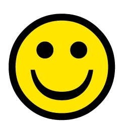 Smiley Face Symbol Promotional Magnet w/ Strip Magnet (10")