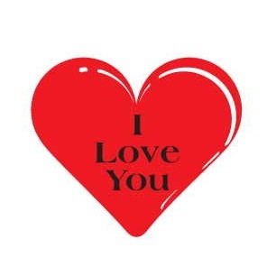 Heart Promotional Magnet w/ Strip Magnet (10")