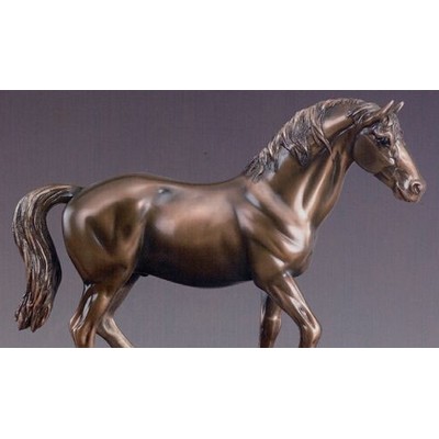 Lipizzaner Stallion Trophy w/Oblong Base (9"x8.5")