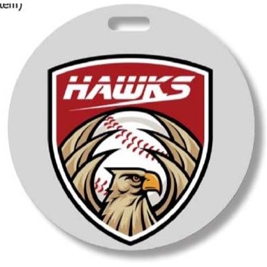 3.5" Round Luggage/Bag Tag - Laminated
