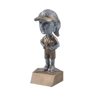Female Coach Bobble Head