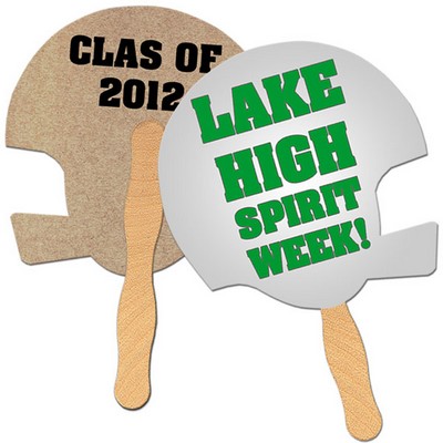 Helmet Recycled Hand Fan