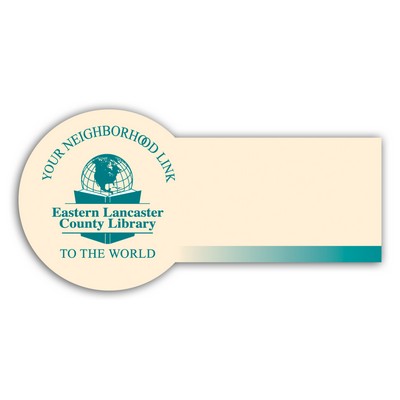 Full Color 50 Mil Name Badge No Personalization (2"X4") - No personalization included
