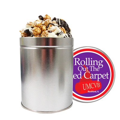 Gourmet Popcorn Tin (Quart) - Cookies & Cream Popcorn