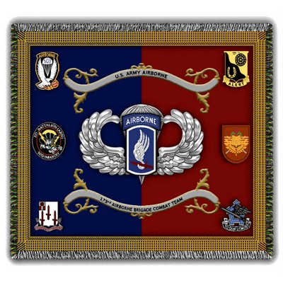 100% Cotton Woven Tapestry Mini Throw (50"x40")