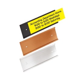 Gold Wall Mount Sign (Holder Only - 2"x 10")