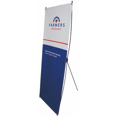 X Banner Single Sided Banner Stand