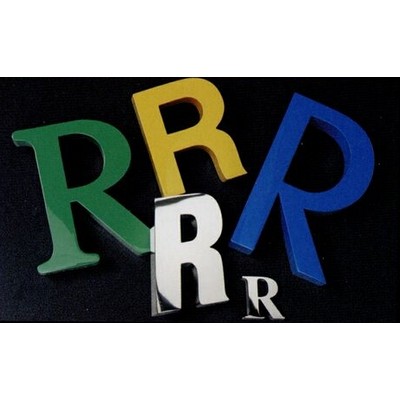 Reverse Channel Fabricated Stainless Finish 15" Letters w/ 1" Depth