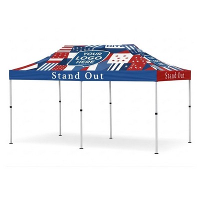15'x10' Pop-Up Tent- (Full Digital Top & Valance)