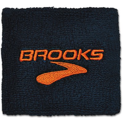 Made in USA Low Pile Heavyweight Cotton Wristband w/Direct Embroidery