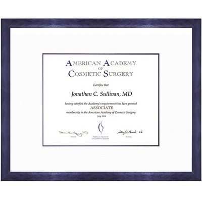 Designer Collection Metal Frame w/ Double Mats / 15"x18"