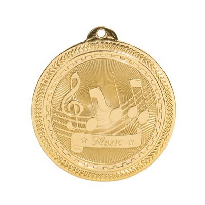 2" Music Orchestra Stock BriteLaser Medal