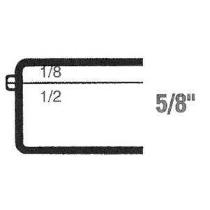 Rigid Clear Hinged Plastic Box (2 1/8"x1 5/8"x5/8")