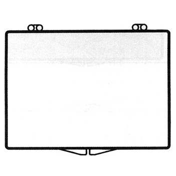 Rigid Clear Hinged Plastic Box (3 1/2"x2 9/16"x1/4")