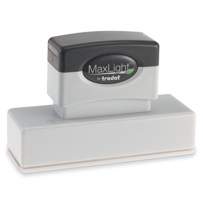 MaxLight™ Pre-Inked Rectangle Stamp (5/8" x 3 1/4")
