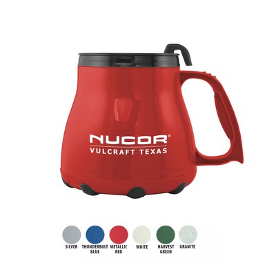 16 Oz. Low Rider Mug w/Spill-Resistant Lid