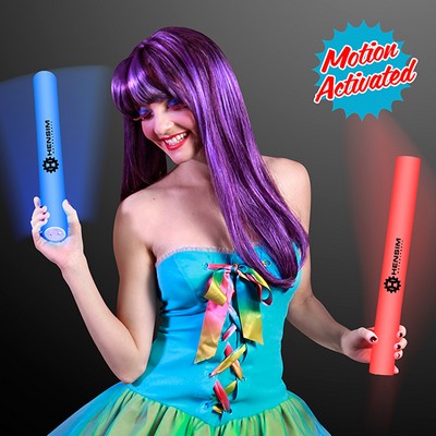 Motion Activated Lights Multicolor Cheer Stick - PRINTED