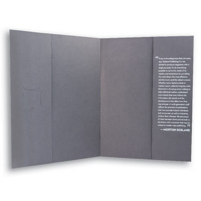 Left & Right Vertical Pocket Folder (9" x 12")