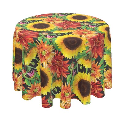 Round Throw Style Tablecloths
