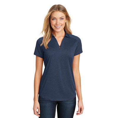 Port Authority® Women's Digi Heather Performance Polo.