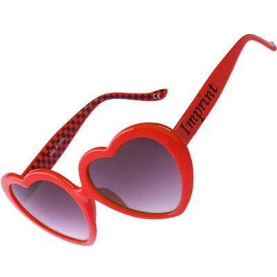 Cute Heart Shaped Sunglasses with UV400 Lenses