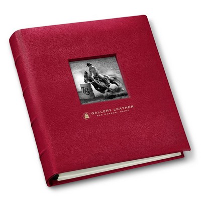 Leather Compact Window Photo Album