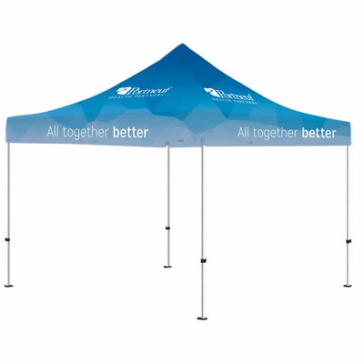 Pop-Up Tent Kit, Full-Color, Dye Sublimation, 10'L x 10'W