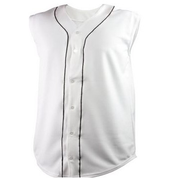 Youth Pro-Style Cooling Interlock Sleeveless Baseball Jersey Shirt w/ Soutache