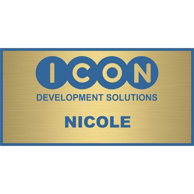 The Name Badge Solution 3x1-1/2