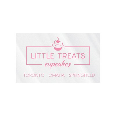 Rectangle Sticker | Square Corner | 1 1/2" x 2 1/2" | Clear Static | Static Back | Screen