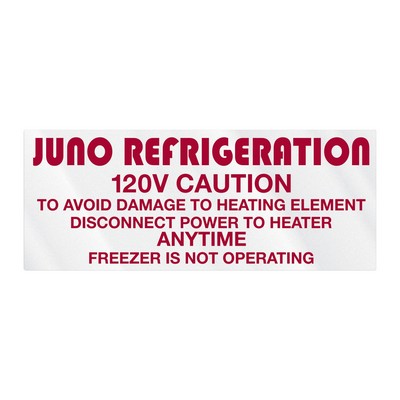 Rectangle Sticker | Square Corner | 1" x 2 1/2" | Clear Static | Static Back | Screen