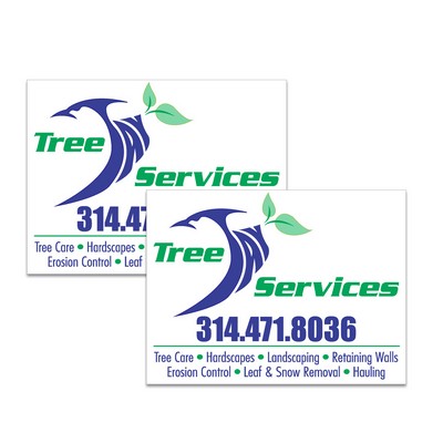 Corrugated Sign-18X24 - Two-Sided. Full Color