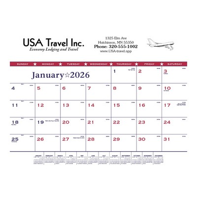 Triumph® Calendars Patriotic Desk Pad