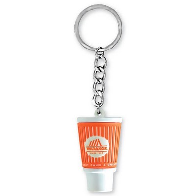 1½" 360° Full 3D Rubber Softies Key Tags