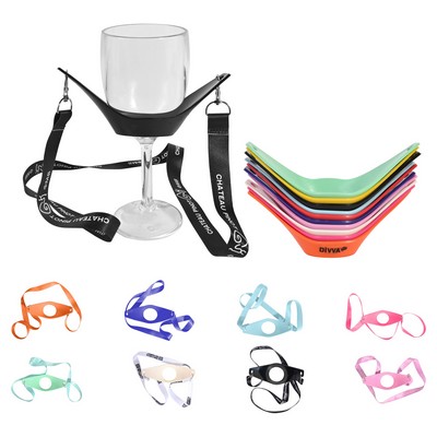 Wine Glass Holder With Lanyard