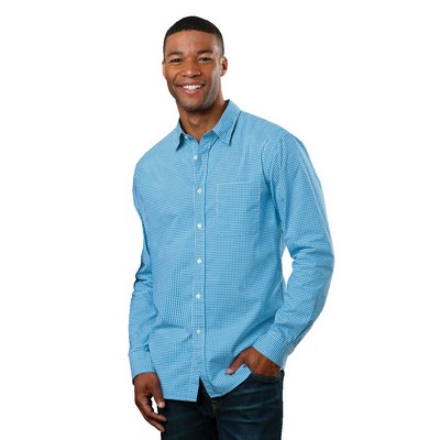 Men's Untucked Gingham Shirt