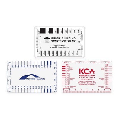 Polycarbonate Crack Width Gauge