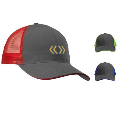 Mesh Trucker Hats w/Two-Tone Color