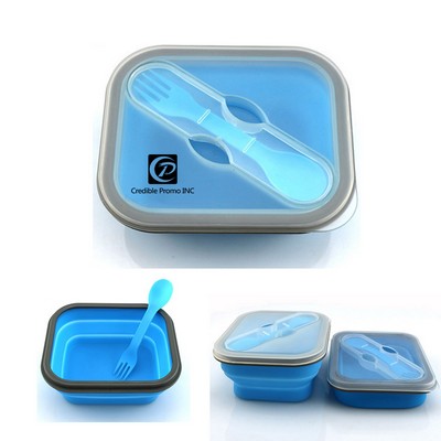 Silicone Collapsible Food Container or Lunch Box