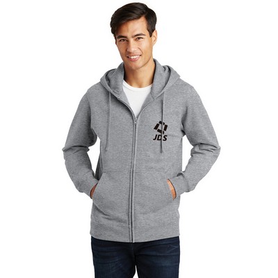 Port & Company® Fan Favorite Fleece Full-Zip Hooded Sweatshirt