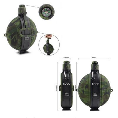 20oz Military Canteen with Compass Lid