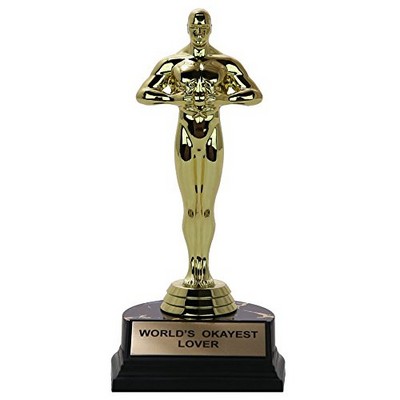 World's Okayest Lover Trophy- 7" Novelty Trophy