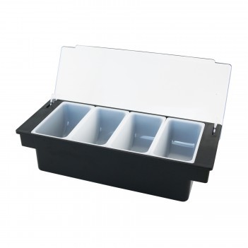 Caterer's Condiment Holder w/Four Compartments