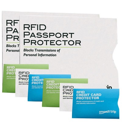 Smooth Trip Travel Gear by Talus® RFID Blocking Protector Set