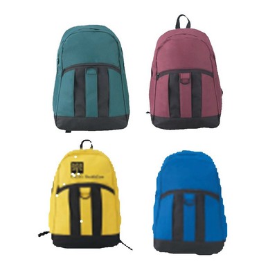 Mannitok Two-Tone Color Multi-Functional Backpack