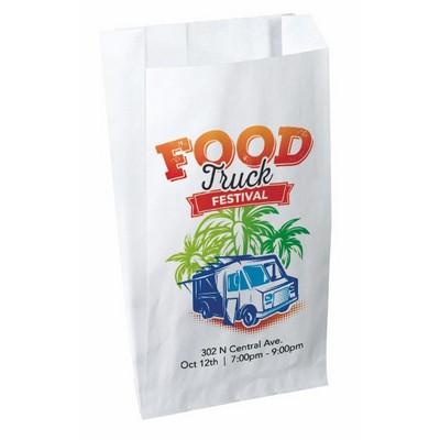 Full Color Merchant 1-Sided Paper Bag (5" x 7.5" x 2")