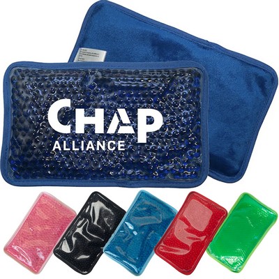 Hot/Cold Plush Gel Bead Packs - Large Rectangle